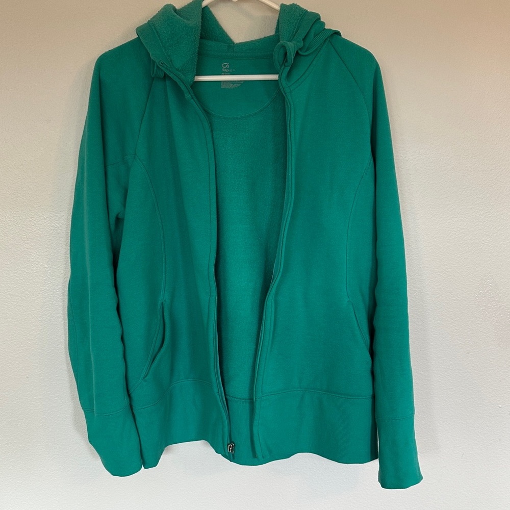 GAP Teal Full-Zip Hoodie
